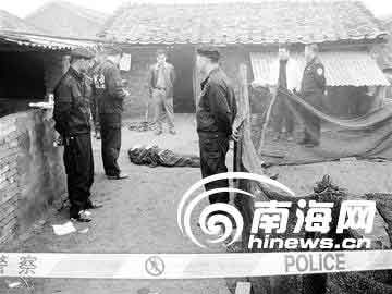 击毙凶手的现场。